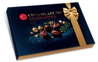 Picture of Laima Christmas Bitter Chocolate Assortment 215g