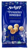 Picture of Christmas Sweets, Gingerbread Balls In White Chocolate, Selga 150g
