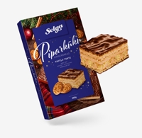 Picture of Christmas Sweets, Gingerbread Wafer Cake "Selga" 300g