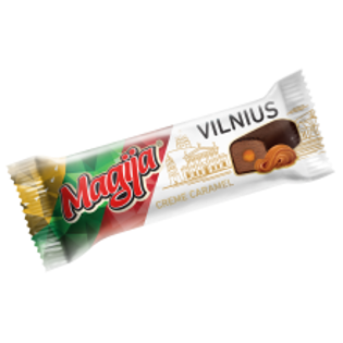 Picture of Magija Glazed Curd Cheese Bar with Cream Caramel Vilnius 45g