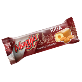 Picture of Magija Glazed Curd Cheese Bar with Triple Toffee Riga 45g