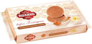 Picture of Waffles "Yashkino" “Dutch”, with boiled condensed milk 290g