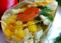 Picture of Jellied chicken with vegetables 500g
