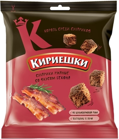 Picture of Crackers "Kirieshki" with bacon flavor 40g
