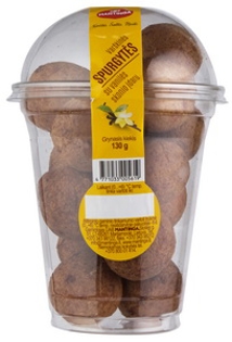 Picture of Mini Curd Balls With Vanilla Flavoured Filling In Cup "Berliner", 130g