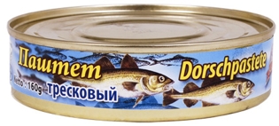 Picture of Canned Food 160g "Cod Pate"