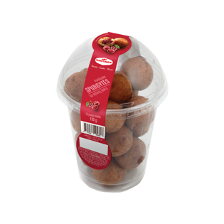 Picture of Mini Curd Balls With Cherry Filling In Cup "Berliner" 130g