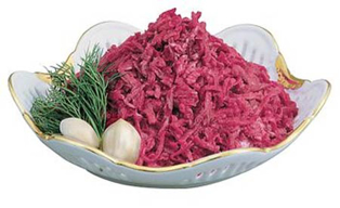 Picture of Salad Beetroot with Garlic and Walnuts, (V) 250g