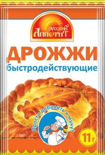 Изображение Русский аппетит Дрожжи сухие 11g