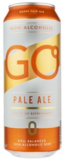 Изображение  Пиво в банке, безалкогольный бледный эль "Go", Aldaris 0,5% Alc. 0.5L