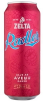 Изображение Пивной Kоктейль - со вкусом малины "Zelta Radler" 2,0% Alc. 0.5L