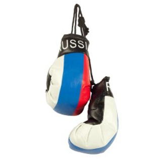 Picture of Boxing Gloves in Auto "Russia" - 1pc
