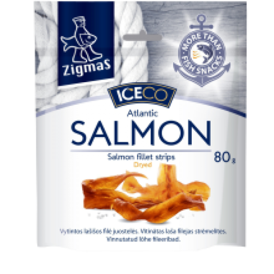 Picture of Zigmas - Dried Salmon Fillet Strips 80g