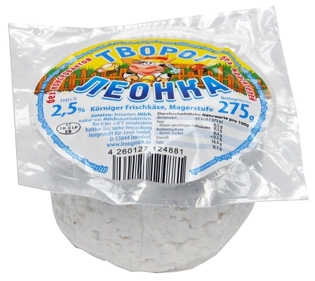 Picture of Cottage cheese "LEONKA" 2.5%, 275g