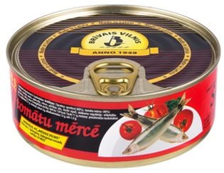 Picture of Sprats "Kilka / Sprotten" Fried, In Tomato Sauce, St.  240g