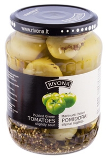 Picture of Pickled Green Tomatoes "Rivona" 700g