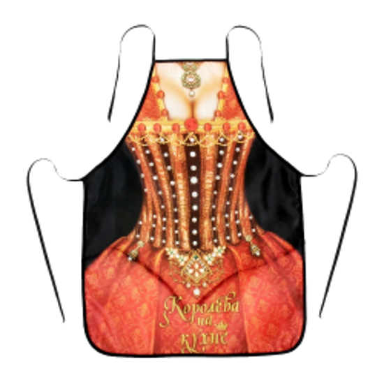 Picture of Apron "Queen in the kitchen" - 1pcs