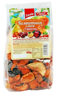 Picture of Compote Mix of 9 Dried Fruits 400g