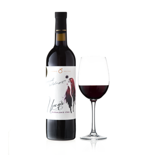 Picture of BLACKCURRANT WINE, SEMI-SWEET, 750 ML