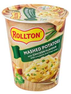 Изображение Картофельное пюре с куриным вкусом "Роллтон" 55г - 1 шт.
