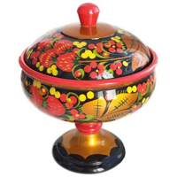 Picture of Sugar bowl "Khokhloma"