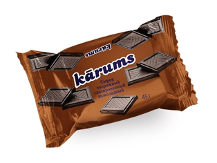 Изображение  Творожный сырок "Kärums" с кусочками шоколада 45г