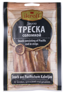 Picture of Dried And Salted Pacific Cod Strips, Ikroff 36g