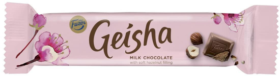 Picture of Geisha Milk Chocolate with Hazelnut Filling 37 g