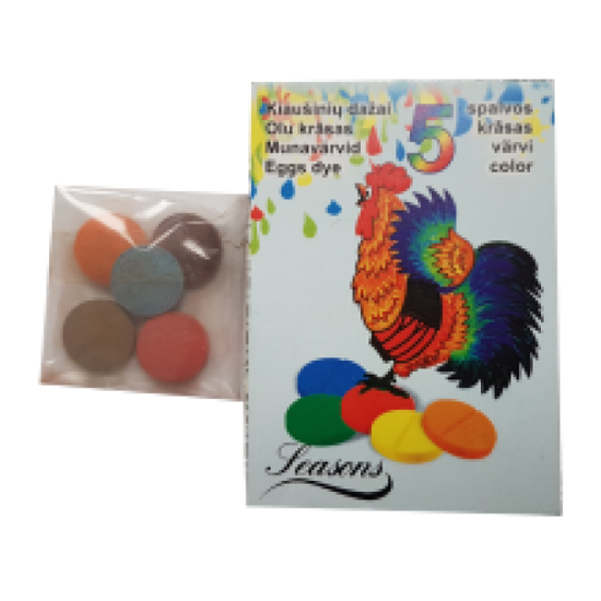 Picture of Aveka - Egg Dye 5 Colors in Tablets