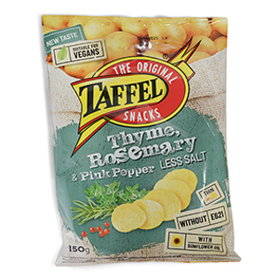 Picture of Crisps With Thyme, Rosemary And Pink Pepper, Taffel 150g