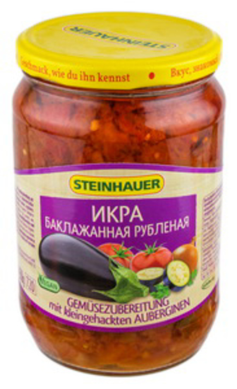 Picture of Salad, Aubergine Paste "Ikra Baklazhannaya Krupnorublen" 720ml