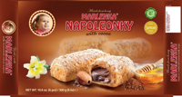 Изображение Традиционные мини-пирожные Наполеонки с какао-кремом (6 шт. В упаковке)