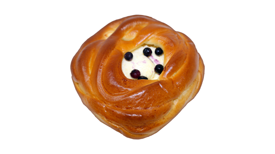 Picture of Pastry with Cottage Cheese & Blueberries - 1pcs