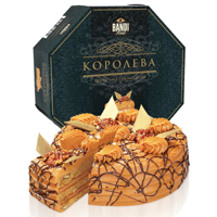 Изображение Королевский торт со сгущеным молоком и грецкими орехами 1кг