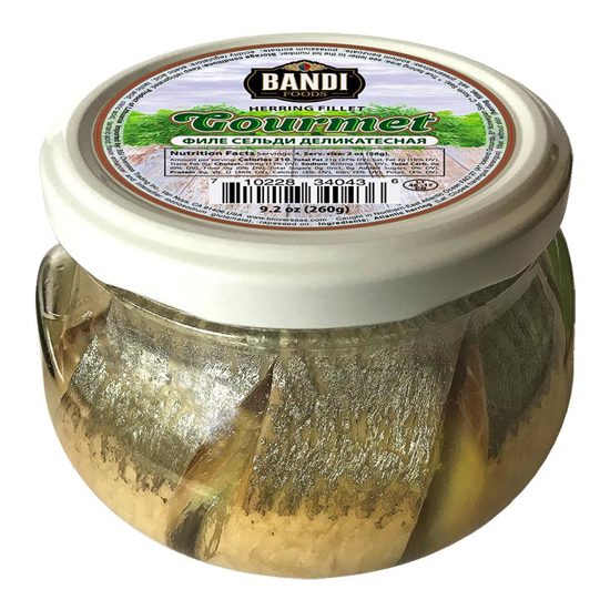 Picture of Herring Fillet GOURMET in oil, glass, 260 g