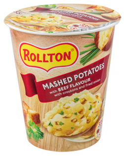 Изображение  Картофельное пюре с мясным вкусом "Роллтон" 55г