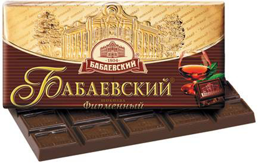 Изображение Шоколадная Плитка "Бабаевский" Фирменный 90g 