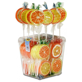 Picture of Lollipops Orange  Slices 26G