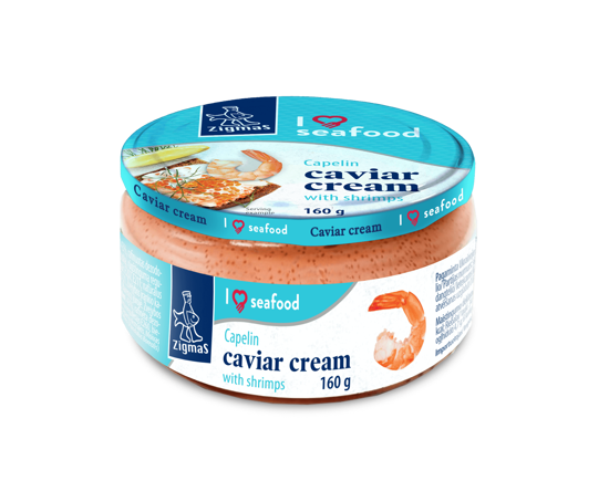 Picture of Zigmas Caviar Cream with Shrimps 160 g