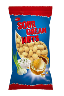 Picture of Jega - Sourcream and Onion Flavour Peanuts 200g