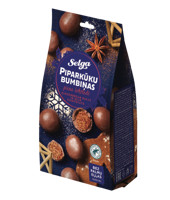 Picture of Christmas Sweets, Gingerbread Balls In Milk Chocolate "Selga" 150g