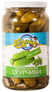 Picture of Cucumbers Lightly Salted "Malosoleniye" 900g