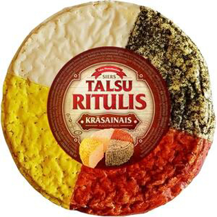 Изображение Сыр со смесью специй, красочный, Талсу Ритулис 350г