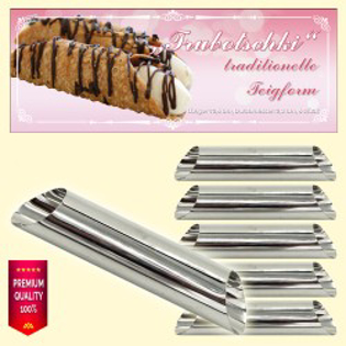 Picture of Baking dish "Tubules", set of 6 pcs., 12.6 cm, D-2.3 cm, stainless steel