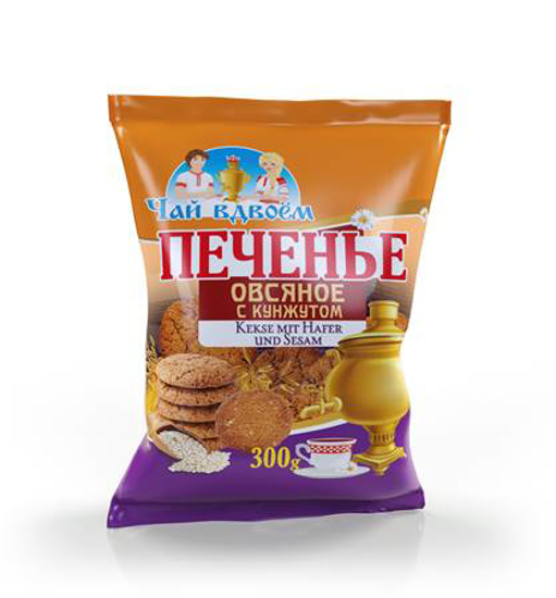 Picture of Oatmeal Cookies with Sesame Seeds 300g