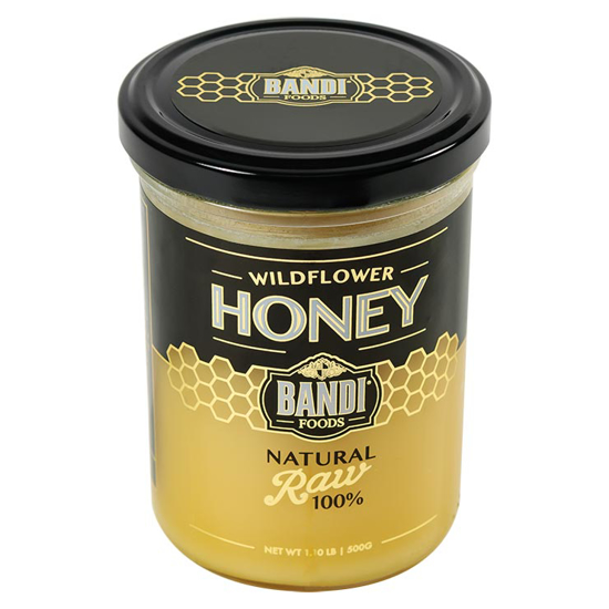 Picture of Wildflower Honey  Raw 100%, 500 g