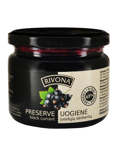 Picture of Black Currant Preserve, 350 g