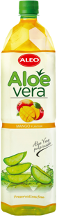 Picture of ALOE VERA Drink Mango flavor with real aloe vera pieces, 1.5 L