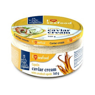 Picture of Zigmas Caviar Cream with Smoked Squid 160 g