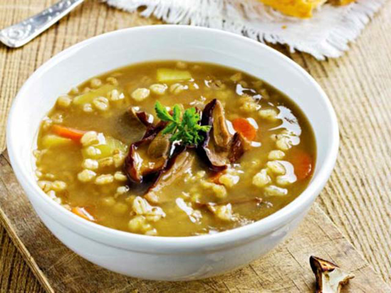 Picture of Mushroom Soup with Pearl Barley (V) - 1 portion